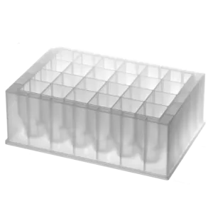 24er Deep-Well-Platte, quadratische Wells, U-Boden, 10 ml/Well - SL-1024-SV