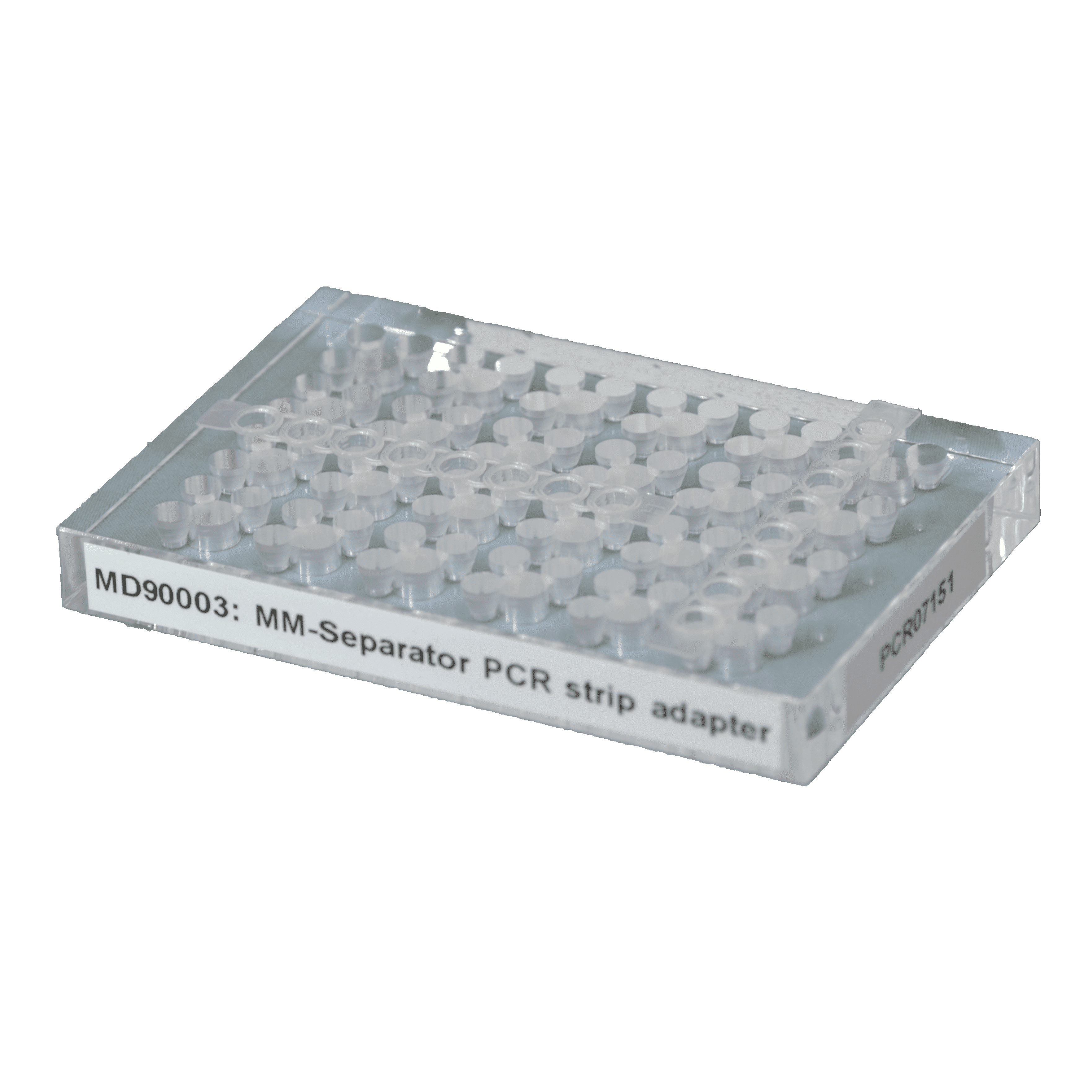 Magnetracks und Magnetständer PCR-strip Adapter für Magnetplatte - MD90003 3 PCR-strip Adapter für Magnetplatte - MD90003