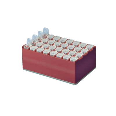Magnetplatte für 32 FlipTube® 1,5 ml Tubes, bottom-collection